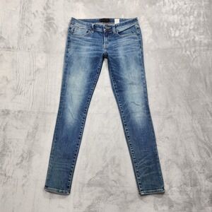 Buckle Black Jeans Womens 29x32 Blue Fit No. 53 Skinny Stretch Candiani Denim